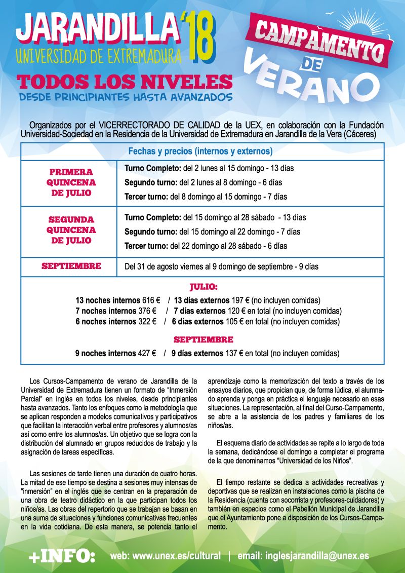 Flyer Jarandilla 2018
