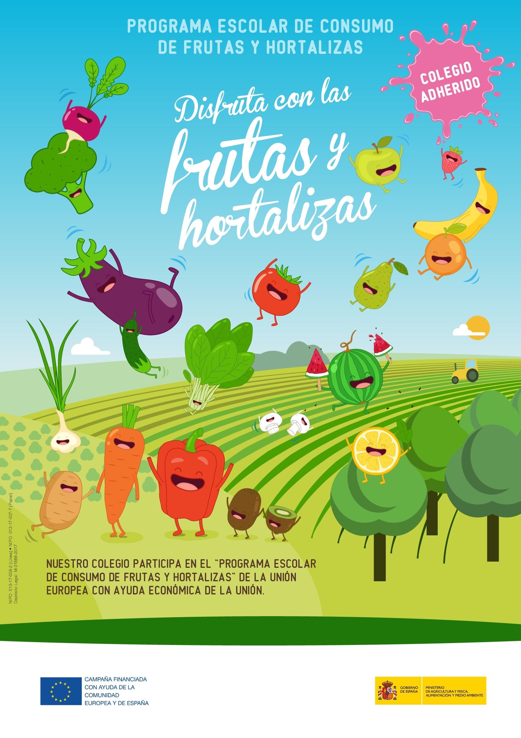 Cartel programa frutas 2018