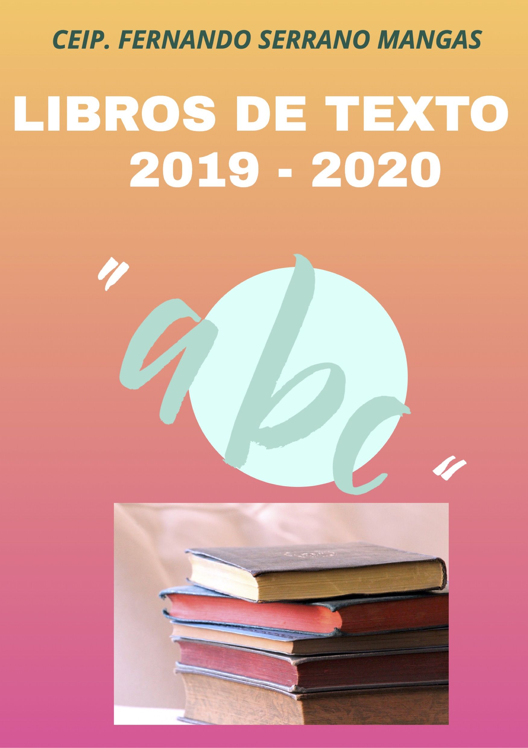 LIBROS TEXTO 2019-2020