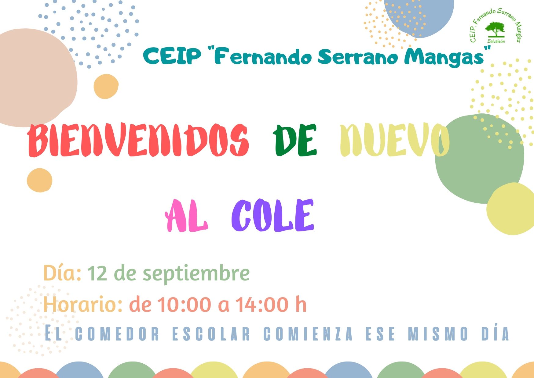 Cartel inicio curso 22 23